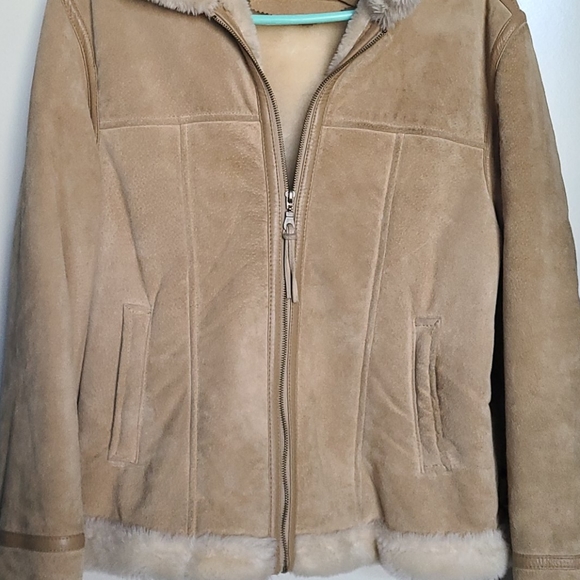 Shebang Suede Leather Jacket - Picture 10 of 14